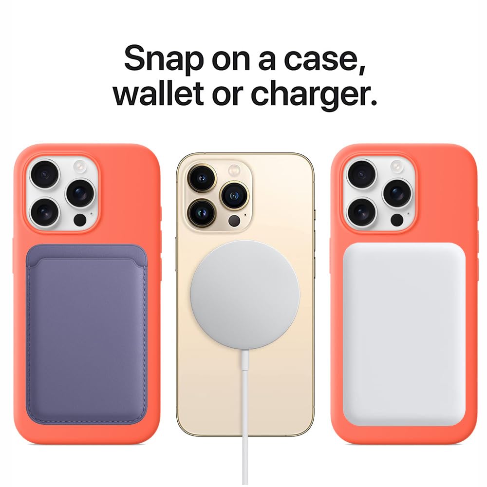 iPhone 16 Plus Silicone Case with MagSafe - Tangerine